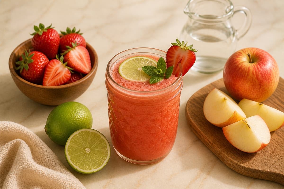 Strawberry · Apple · Lime